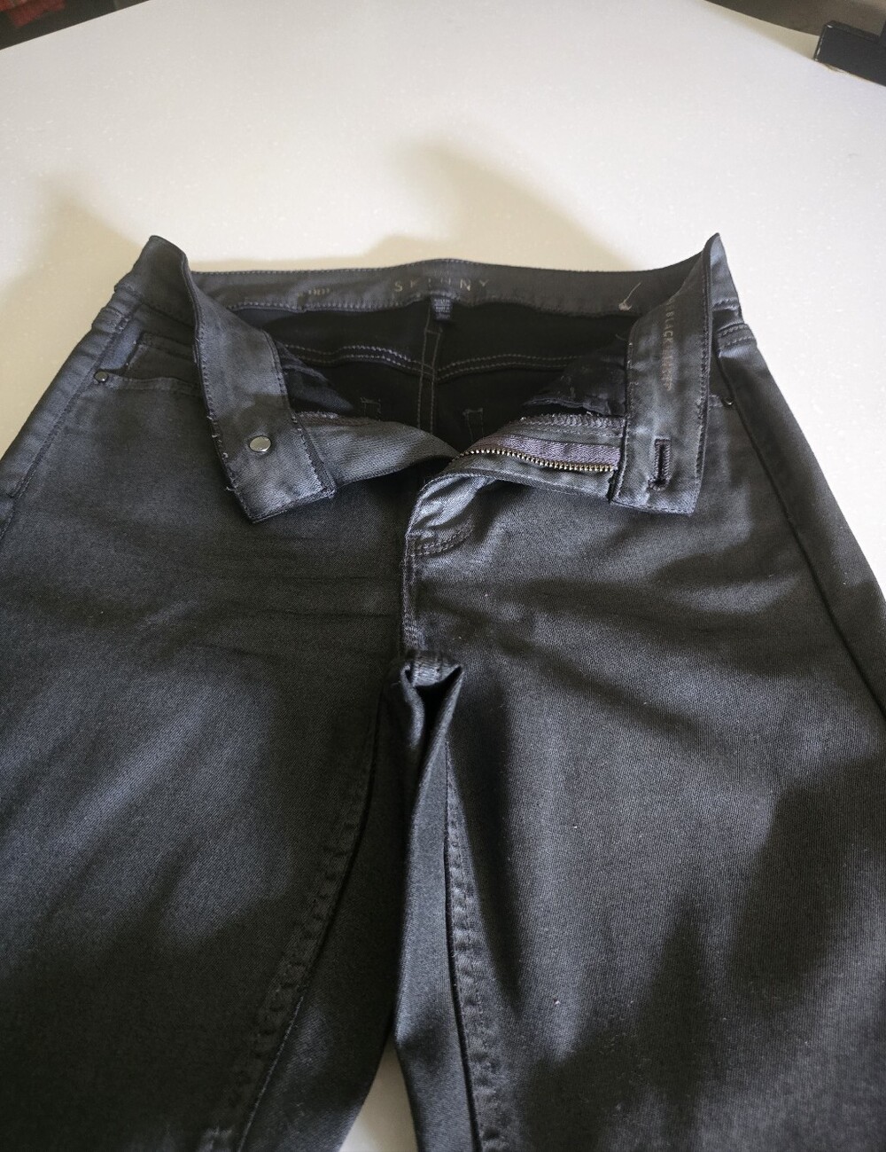 White House Black Market Womens Slim Grey Jeans — Clean Modern Fit